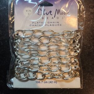 Blue Moon Beads Silver Chain